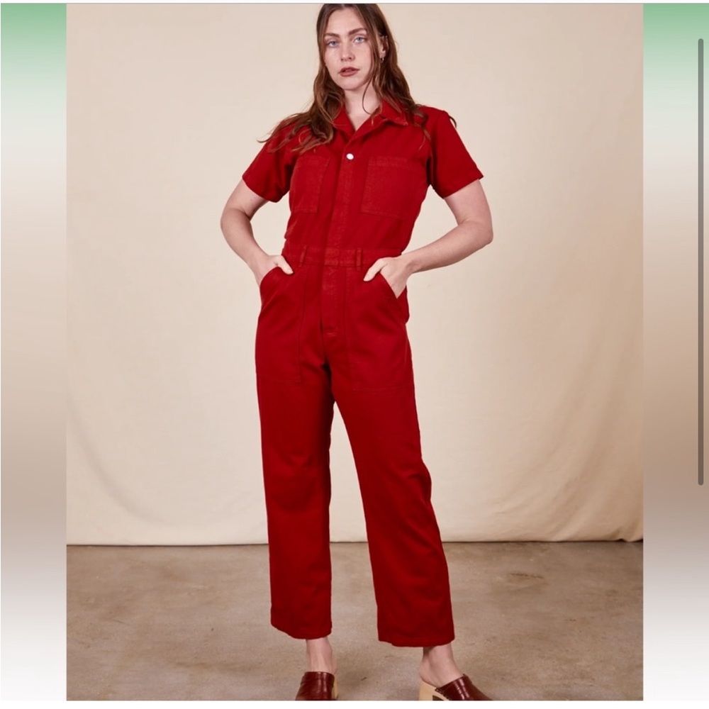 Big Bud Press Paprika Short Sleeve Jumpsuit